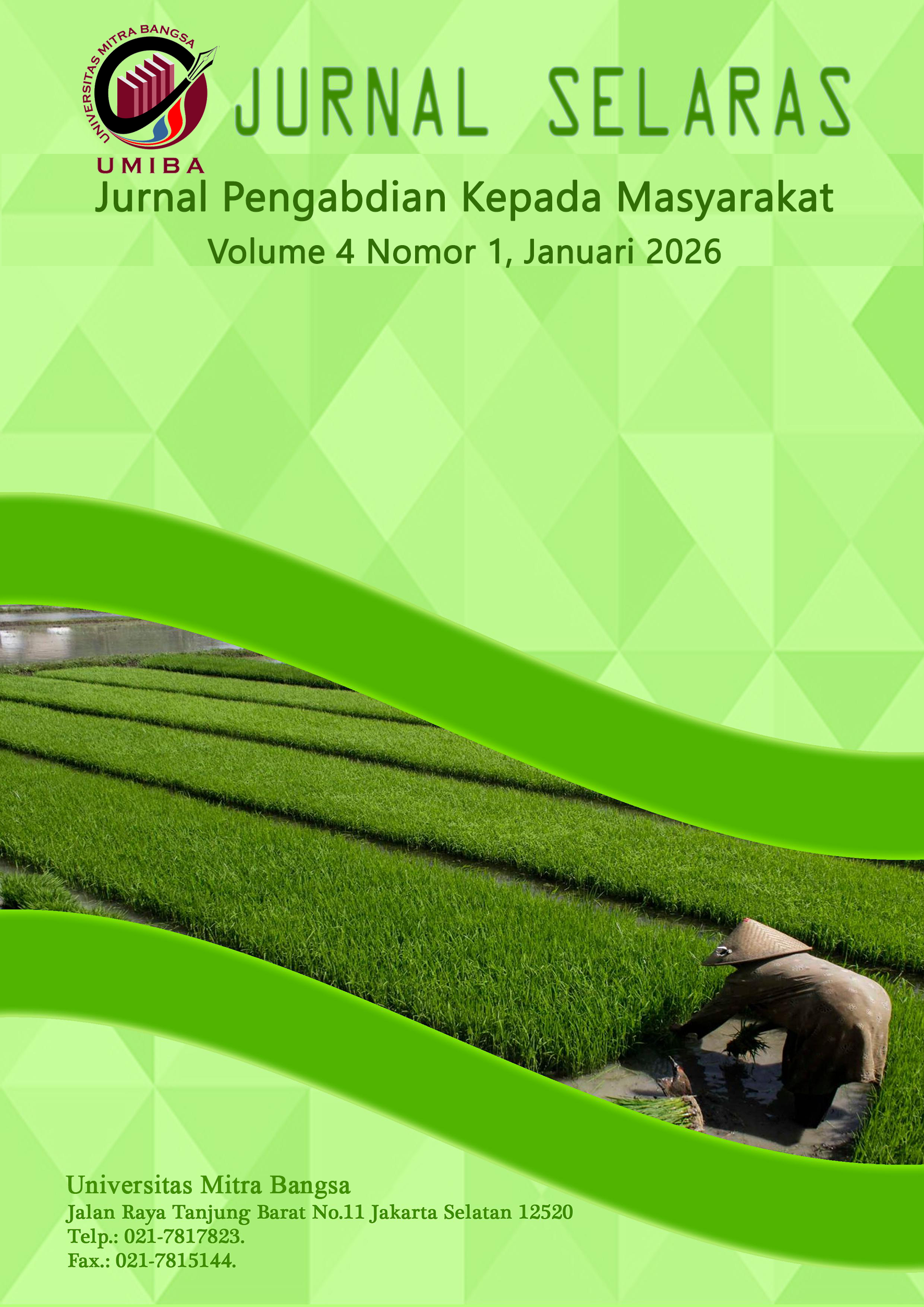 					View Vol. 4 No. 1 (2026): Selaras: Jurnal Pengabdian Kepada Masyarakat
				